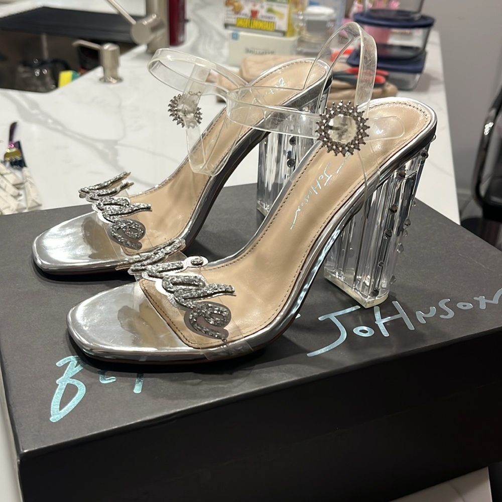 Betsey Johnson Bride heels - Picture 2 of 5